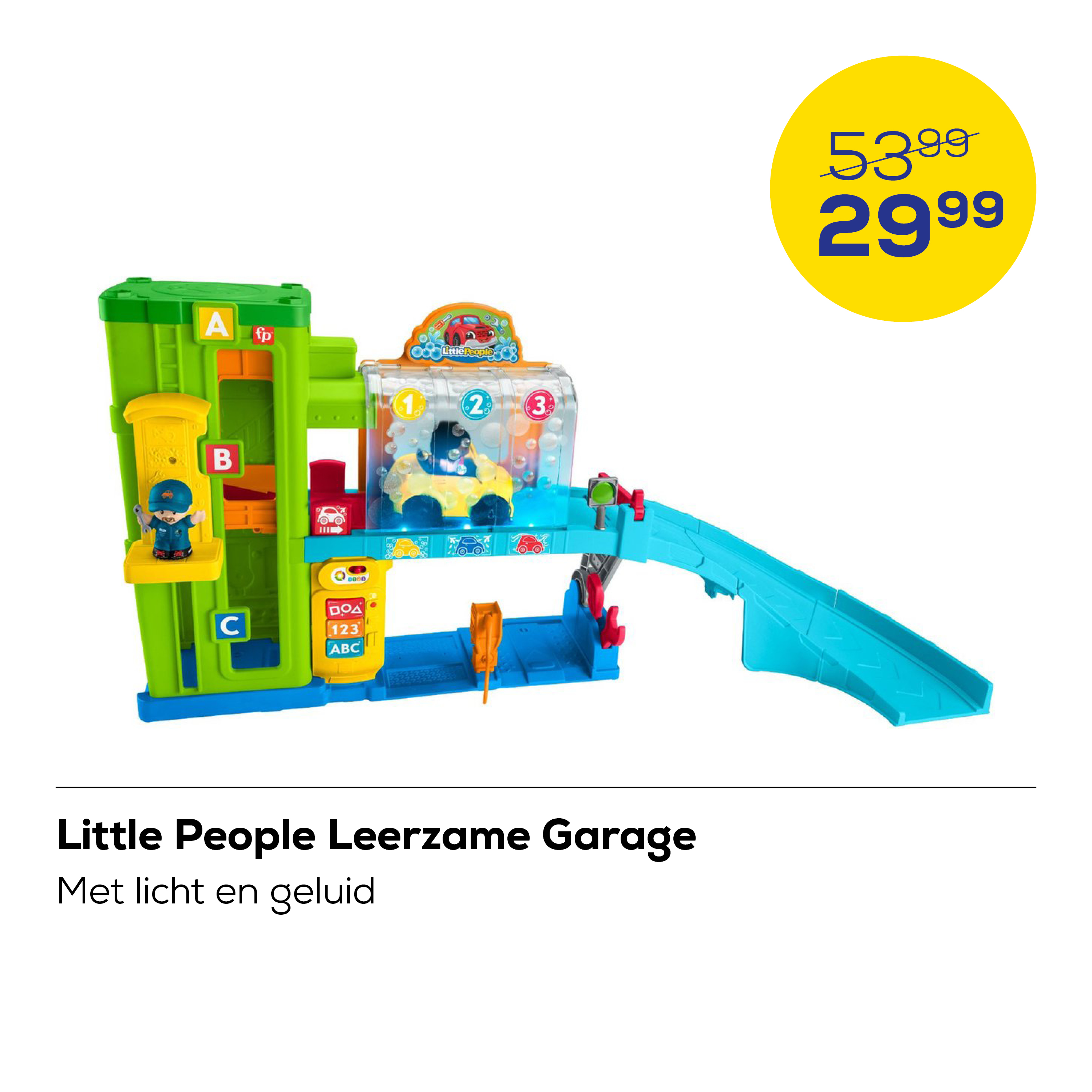 Little People Leerzame Garage met licht en geluid